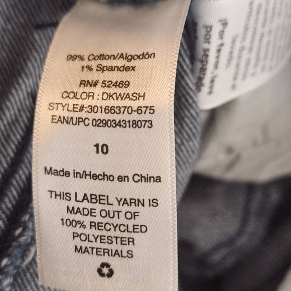 Scoop Denim Raw Hem Shorts NWT (4266) - Picture 7 of 8